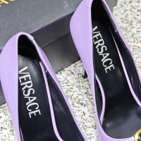 Cheap Versace High-Heeled Shoes For Women #1137355 Replica Wholesale [$112.00 USD] [ITEM#1137355] on Replica Versace High-Heeled Shoes