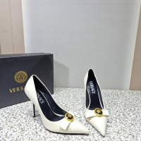 Cheap Versace High-Heeled Shoes For Women #1137358 Replica Wholesale [$112.00 USD] [ITEM#1137358] on Replica Versace High-Heeled Shoes