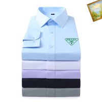 Cheap Prada Shirts Long Sleeved For Men #1137865 Replica Wholesale [$40.00 USD] [ITEM#1137865] on Replica Prada Shirts