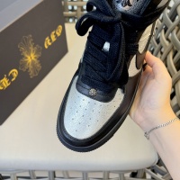 Cheap Chrome Hearts High Tops Shoes For Women #1140100 Replica Wholesale [$140.00 USD] [ITEM#1140100] on Replica Chrome Hearts High Tops Shoes