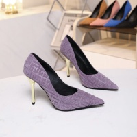 Cheap Balmain High-Heeled Shoes For Women #1140142 Replica Wholesale [$82.00 USD] [ITEM#1140142] on Replica Balmain High-Heeled Shoes
