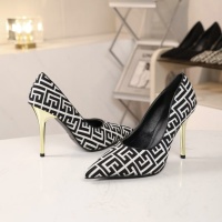 Cheap Balmain High-Heeled Shoes For Women #1140146 Replica Wholesale [$82.00 USD] [ITEM#1140146] on Replica Balmain High-Heeled Shoes