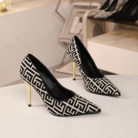 Cheap Balmain High-Heeled Shoes For Women #1140147 Replica Wholesale [$82.00 USD] [ITEM#1140147] on Replica Balmain High-Heeled Shoes