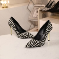Cheap Balmain High-Heeled Shoes For Women #1140147 Replica Wholesale [$82.00 USD] [ITEM#1140147] on Replica Balmain High-Heeled Shoes
