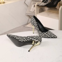 Cheap Balmain High-Heeled Shoes For Women #1140147 Replica Wholesale [$82.00 USD] [ITEM#1140147] on Replica Balmain High-Heeled Shoes