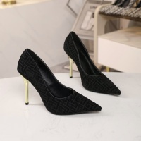 Cheap Balmain High-Heeled Shoes For Women #1140148 Replica Wholesale [$82.00 USD] [ITEM#1140148] on Replica Balmain High-Heeled Shoes