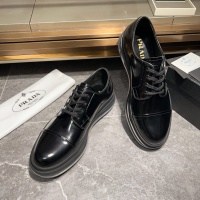 Cheap Prada Leather Shoes For Men #1140502 Replica Wholesale [$160.00 USD] [ITEM#1140502] on Replica Prada Leather Shoes