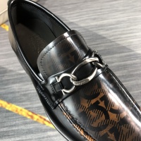 Cheap Salvatore Ferragamo Leather Shoes For Men #1140589 Replica Wholesale [$96.00 USD] [ITEM#1140589] on Replica Salvatore Ferragamo Leather Shoes
