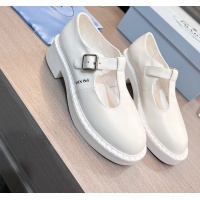Cheap Prada Leather Shoes For Women #1140743 Replica Wholesale [$98.00 USD] [ITEM#1140743] on Replica Prada Leather Shoes