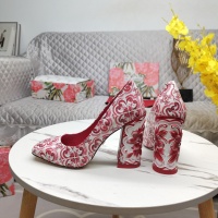 Cheap Dolce &amp; Gabbana D&amp;G High-Heeled Shoes For Women #1140960 Replica Wholesale [$162.00 USD] [ITEM#1140960] on Replica Dolce &amp; Gabbana D&amp;G High-Heeled Shoes