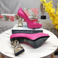 Cheap Dolce &amp; Gabbana D&amp;G High-Heeled Shoes For Women #1141194 Replica Wholesale [$160.00 USD] [ITEM#1141194] on Replica Dolce &amp; Gabbana D&amp;G High-Heeled Shoes