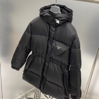 Cheap Prada Down Feather Coat Long Sleeved For Women #1141349 Replica Wholesale [$160.00 USD] [ITEM#1141349] on Replica Prada Down Feather Coat