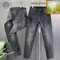 Cheap Chrome Hearts Jeans For Men #1141791 Replica Wholesale [$48.00 USD] [ITEM#1141791] on Replica Chrome Hearts Jeans