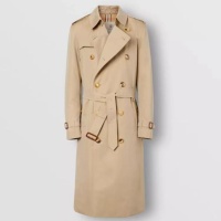 Burberry Trench Coat Long Sleeved For Men #1142044