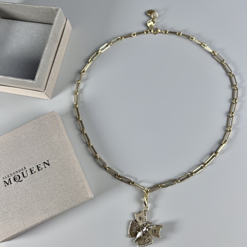 Cheap Alexander McQueen Necklaces #1144345 Replica Wholesale [$40.00 USD] [ITEM#1144345] on Replica Alexander McQueen Necklaces