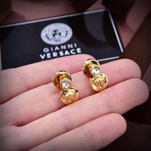 Cheap Versace Earrings For Women #1145150 Replica Wholesale [$27.00 USD] [ITEM#1145150] on Replica Versace Earrings
