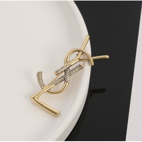 Cheap Yves Saint Laurent Brooches For Women #1145156 Replica Wholesale [$27.00 USD] [ITEM#1145156] on Replica Yves Saint Laurent Brooches
