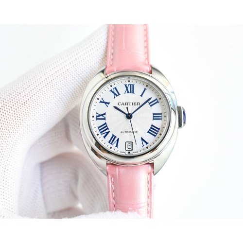 Cheap Cartier AAA Quality Watches For Women #1145347 Replica Wholesale [$254.55 USD] [ITEM#1145347] on Replica Cartier AAA Quality Watches