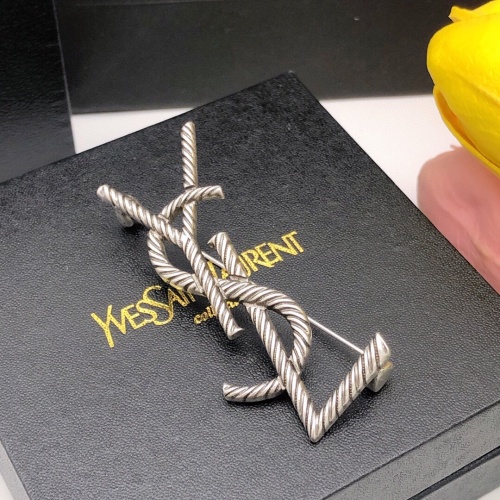 Cheap Yves Saint Laurent Brooches For Women #1145637 Replica Wholesale [$29.00 USD] [ITEM#1145637] on Replica Yves Saint Laurent Brooches