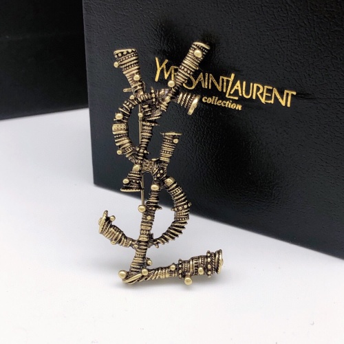 Cheap Yves Saint Laurent Brooches For Women #1145640 Replica Wholesale [$32.00 USD] [ITEM#1145640] on Replica Yves Saint Laurent Brooches