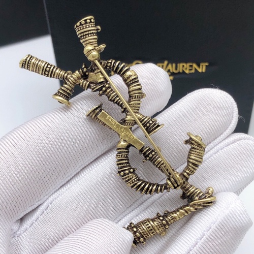 Cheap Yves Saint Laurent Brooches For Women #1145640 Replica Wholesale [$32.00 USD] [ITEM#1145640] on Replica Yves Saint Laurent Brooches