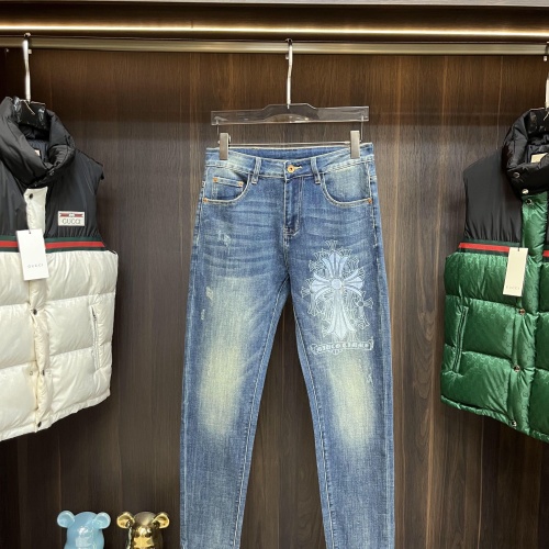 Cheap Chrome Hearts Jeans For Men #1146138 Replica Wholesale [$82.00 USD] [ITEM#1146138] on Replica Chrome Hearts Jeans