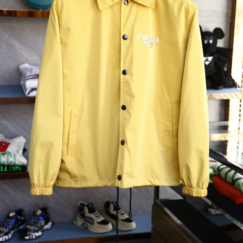 Cheap Prada Jackets Long Sleeved For Men #1146324 Replica Wholesale [$96.00 USD] [ITEM#1146324] on Replica Prada Jackets