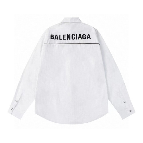 Cheap Balenciaga Shirts Long Sleeved For Unisex #1146395 Replica Wholesale [$60.00 USD] [ITEM#1146395] on Replica Balenciaga Shirts