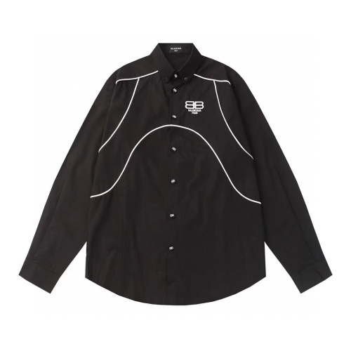 Cheap Balenciaga Shirts Long Sleeved For Unisex #1146396 Replica Wholesale [$60.00 USD] [ITEM#1146396] on Replica Balenciaga Shirts
