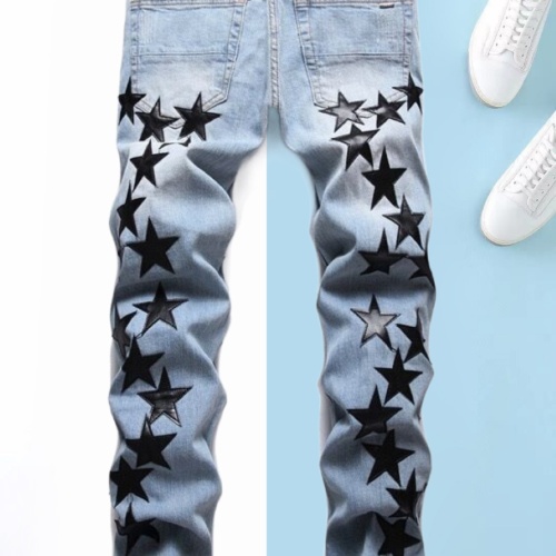 Cheap Amiri Jeans For Men #1146492 Replica Wholesale [$68.00 USD] [ITEM#1146492] on Replica Amiri Jeans