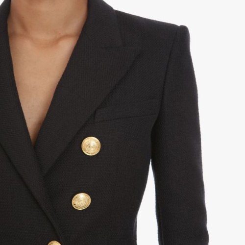 Cheap Balmain Jackets Long Sleeved For Women #1146901 Replica Wholesale [$68.00 USD] [ITEM#1146901] on Replica Balmain Jackets