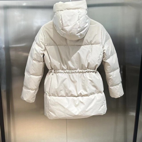 Cheap Moncler Down Feather Coat Long Sleeved For Women #1147301 Replica Wholesale [$160.00 USD] [ITEM#1147301] on Replica Moncler Down Feather Coat