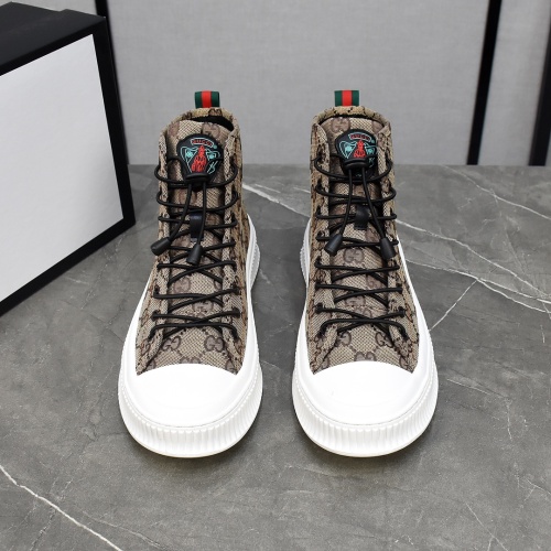 Cheap Gucci High Tops Shoes For Men #1148037 Replica Wholesale [$82.00 USD] [ITEM#1148037] on Replica Gucci High Tops Shoes