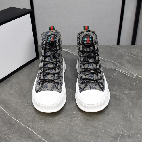 Cheap Gucci High Tops Shoes For Men #1148039 Replica Wholesale [$82.00 USD] [ITEM#1148039] on Replica Gucci High Tops Shoes