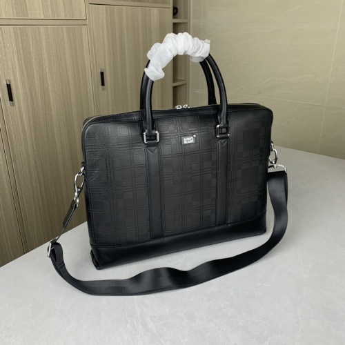 Cheap Mont Blanc AAA Man Handbags #1148147 Replica Wholesale [$160.00 USD] [ITEM#1148147] on Replica Mont Blanc AAA Man Handbags
