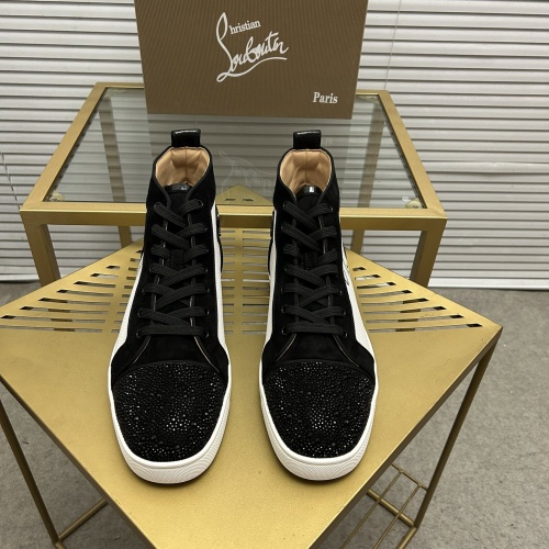 Cheap Christian Louboutin High Top Shoes For Men #1148677 Replica Wholesale [$96.00 USD] [ITEM#1148677] on Replica Christian Louboutin High Top Shoes