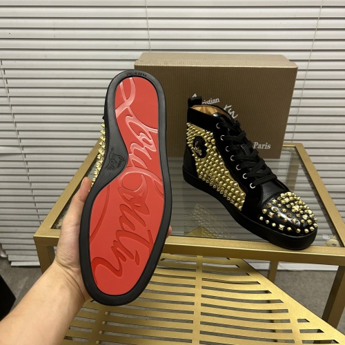 Cheap Christian Louboutin High Top Shoes For Women #1148725 Replica Wholesale [$98.00 USD] [ITEM#1148725] on Replica Christian Louboutin High Top Shoes