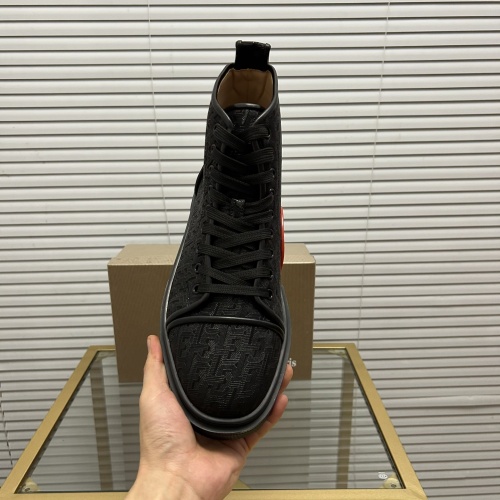 Cheap Christian Louboutin High Top Shoes For Men #1148731 Replica Wholesale [$98.00 USD] [ITEM#1148731] on Replica Christian Louboutin High Top Shoes