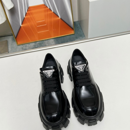 Cheap Prada Leather Shoes For Women #1148777 Replica Wholesale [$105.00 USD] [ITEM#1148777] on Replica Prada Leather Shoes