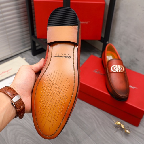 Cheap Salvatore Ferragamo Leather Shoes For Men #1148778 Replica Wholesale [$85.00 USD] [ITEM#1148778] on Replica Salvatore Ferragamo Leather Shoes