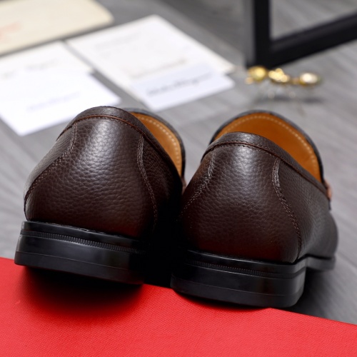 Cheap Salvatore Ferragamo Leather Shoes For Men #1148802 Replica Wholesale [$88.00 USD] [ITEM#1148802] on Replica Salvatore Ferragamo Leather Shoes