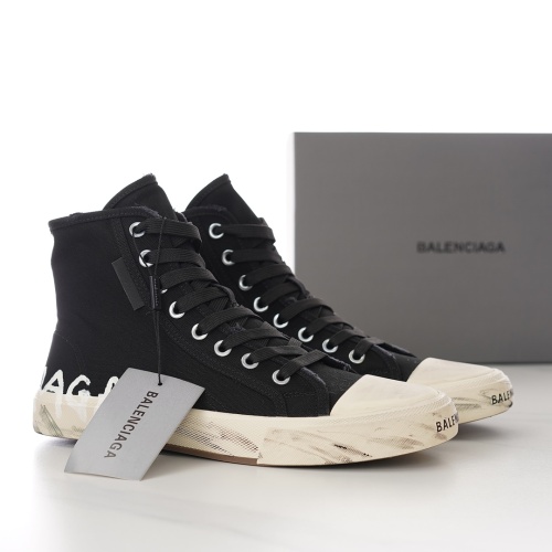 Cheap Balenciaga High Tops Shoes For Men #1149614 Replica Wholesale [$108.00 USD] [ITEM#1149614] on Replica Balenciaga High Tops Shoes