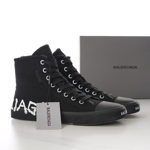 Cheap Balenciaga High Tops Shoes For Men #1149615 Replica Wholesale [$108.00 USD] [ITEM#1149615] on Replica Balenciaga High Tops Shoes