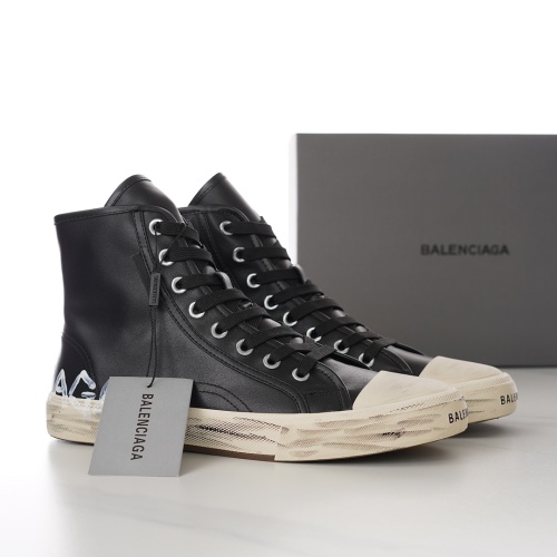 Cheap Balenciaga High Tops Shoes For Men #1149616 Replica Wholesale [$122.00 USD] [ITEM#1149616] on Replica Balenciaga High Tops Shoes