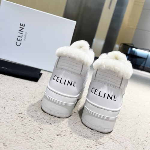 Cheap Celine High Top Shoes For Women #1149736 Replica Wholesale [$112.00 USD] [ITEM#1149736] on Replica Celine High Top Shoes