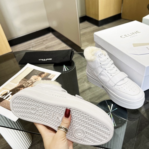 Cheap Celine High Top Shoes For Women #1149736 Replica Wholesale [$112.00 USD] [ITEM#1149736] on Replica Celine High Top Shoes