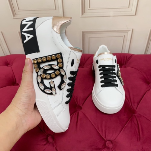 Cheap Dolce &amp; Gabbana D&amp;G Casual Shoes For Women #1149811 Replica Wholesale [$102.00 USD] [ITEM#1149811] on Replica Dolce &amp; Gabbana D&amp;G Casual Shoes