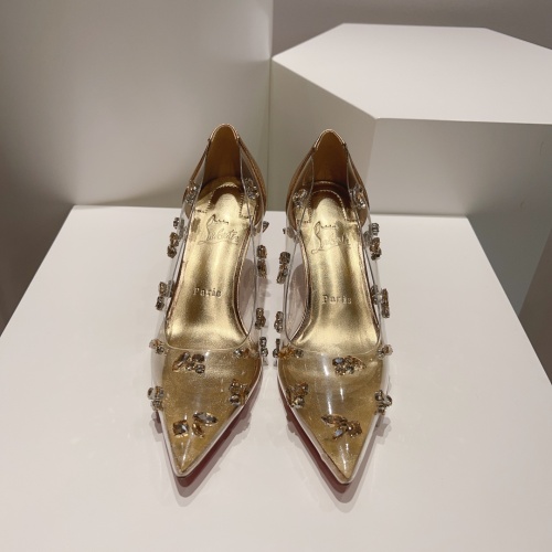 Cheap Christian Louboutin High-heeled shoes For Women #1150042 Replica Wholesale [$125.00 USD] [ITEM#1150042] on Replica Christian Louboutin High-heeled shoes
