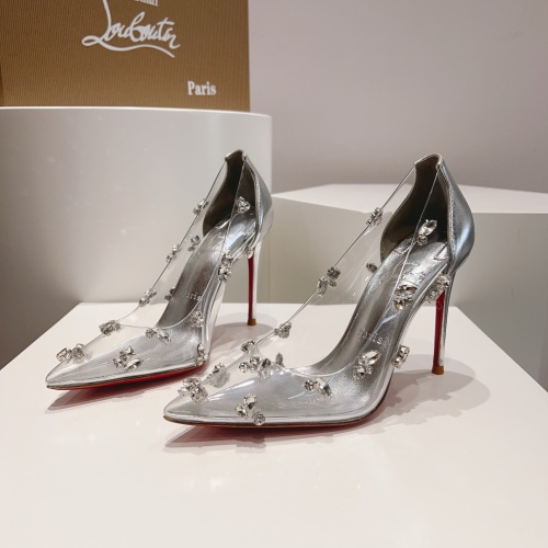 Cheap Christian Louboutin High-heeled shoes For Women #1150043 Replica Wholesale [$125.00 USD] [ITEM#1150043] on Replica Christian Louboutin High-heeled shoes