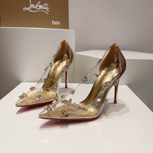 Cheap Christian Louboutin High-heeled shoes For Women #1150044 Replica Wholesale [$125.00 USD] [ITEM#1150044] on Replica Christian Louboutin High-heeled shoes